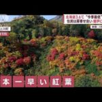 “日本一早い”紅葉を発見！　今だけ！幻の光景…太陽が緑色“グリーンフラッシュ”(2023年9月21日)