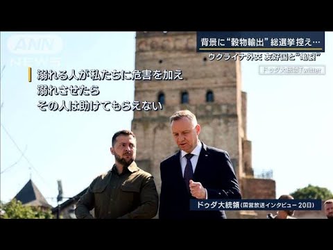 専門家「背景に選挙」避難民・武器支援“打ち切り”も…ウクライナ・友好国と“亀裂”(2023年9月21日)