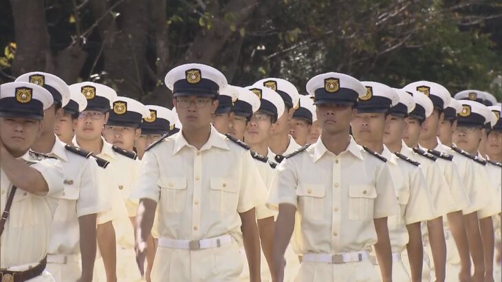 舞鶴・海上保安学校で卒業式　１９２人が海上保安官として決意新たに「苦難にひるまず日本の海を守る」