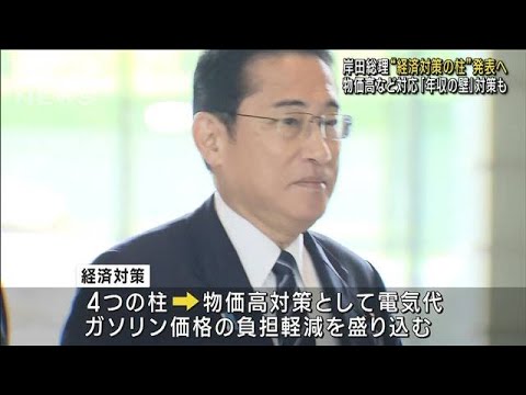 岸田総理“経済対策の柱”発表へ　物価高など対応「年収の壁」対策も(2023年9月25日)