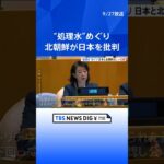 「とりかえしのつかない損害を与えた」国連総会で北朝鮮の金星国連大使が日本を批判　福島第一原発の処理水の海洋放出をめぐり　   | TBS NEWS DIG #shorts