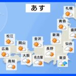 【9月2日 明日の天気】関東は午後雨が降りやすいか　晴れる西日本や北陸では35度前後で猛烈な暑さに｜TBS NEWS DIG