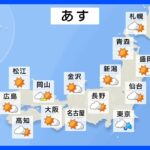 【9月22日 明日の天気】土曜は秋の空気が到来　日本海側ほど行楽日和　関東は雨が残る所も｜TBS NEWS DIG
