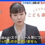 加藤こども政策担当大臣　日本版DBS法案提出時期「定まったものはない」　事実上先送り｜TBS NEWS DIG