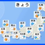 【10月15日 今日の天気】関東や東北は冷たい雨　昼間も暖かい服装がオススメ　関東は雨・風強まるおそれ｜TBS NEWS DIG