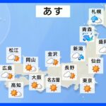 【10月5日 明日の天気】北日本で大雨や暴風に警戒　西～東日本は一日の気温差大きい｜TBS NEWS DIG