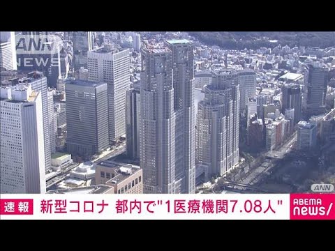 【速報】東京都の新型コロナ　1医療機関あたり7.08人　4週連続減少(2023年10月5日)