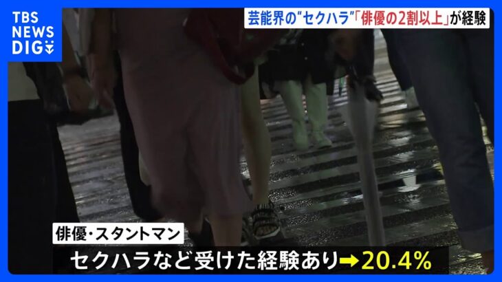 「性的な関係を迫られた」俳優らの2割以上がセクハラを経験　厚生労働省が「過労死白書」を公表｜TBS NEWS DIG