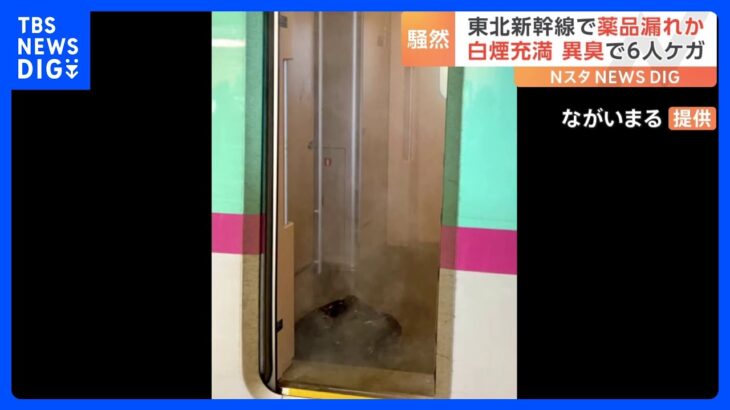 「子どもがやけどした」と叫び声…　3連休の東北新幹線で“白煙騒ぎ”　いったい何が－｜TBS NEWS DIG