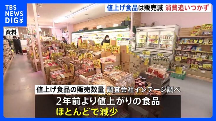 値上げ食品は販売大幅減　キャノーラ油4割減 小麦粉3割減　食品値上げに消費追いつかず｜TBS NEWS DIG