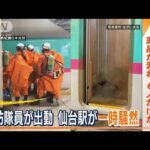 東北新幹線内で“薬品漏れ”　やけどなど6人けが…消防隊員が出動　仙台駅が一時騒然(2023年10月10日)