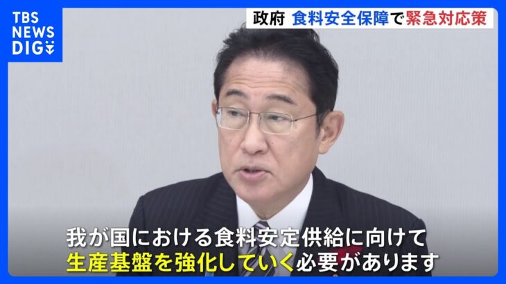 農林水産業の基盤強化へ 中国による輸入停止など念頭に“輸出促進”など緊急対応策　政府｜TBS NEWS DIG