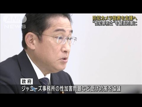 政府　性被害防止で防犯カメラ設置に支援　経済対策に盛り込む方針(2023年10月16日)