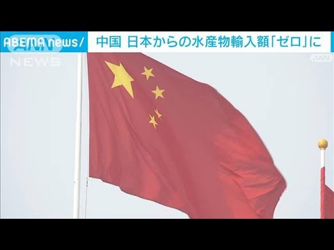 日本からの水産物の輸入額が完全に「ゼロ」に　中国税関当局が9月の貿易統計を発表(2023年10月18日)