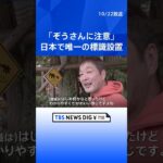 日本で唯一の「ぞうさんに注意」標識設置　市原ぞうの国　千葉・市原市  | TBS NEWS DIG #shorts
