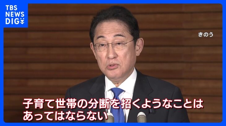 岸田総理　定額減税で「子育て世帯の分断招くことはあってはならない」｜TBS NEWS DIG