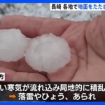 落雷、雹、あられ…九州地方で天気の急変に注意　「強い寒気」で局地的に積乱雲が発達｜TBS NEWS DIG