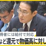 「増税メガネ」に総理は…「減税」めぐり 国会で本格論戦【news23】｜TBS NEWS DIG