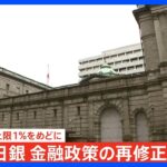 【速報】日銀　大規模緩和策を一部修正　長期金利操作を柔軟化　上限を1％をめどに｜TBS NEWS DIG