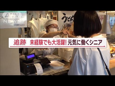 新人は“81歳”！　未経験でも活躍…元気に働くシニア　企業「若い人より優れている」【Jの追跡】(2023年10月14日)