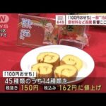 「100円おせち」一部“150円”に　原材料など高騰影響ここにも…(2023年11月30日)