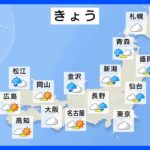 【11月12日 今日の天気】師走並みの寒さの所も　東日本と西日本で冷たい雨　北海道では雪も｜TBS NEWS DIG