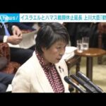 “戦闘休止2日延長”を「歓迎する」上川外務大臣(2023年11月28日)