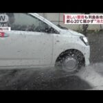 激しい雷雨も列島各地ブルリ　都心20℃届かず“冷たい雨”(2023年11月10日)