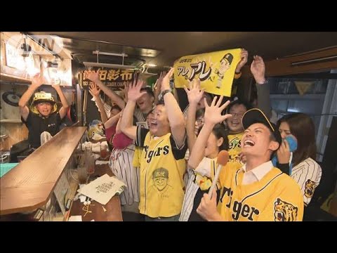 阪神38年ぶり日本一に輝く　悲願達成に虎ファン歓喜(2023年11月6日)