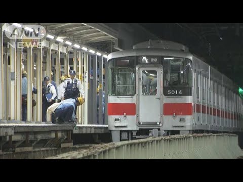 兵庫・阪神電鉄の駅　車いすの男性と特急電車が接触(2023年11月8日)