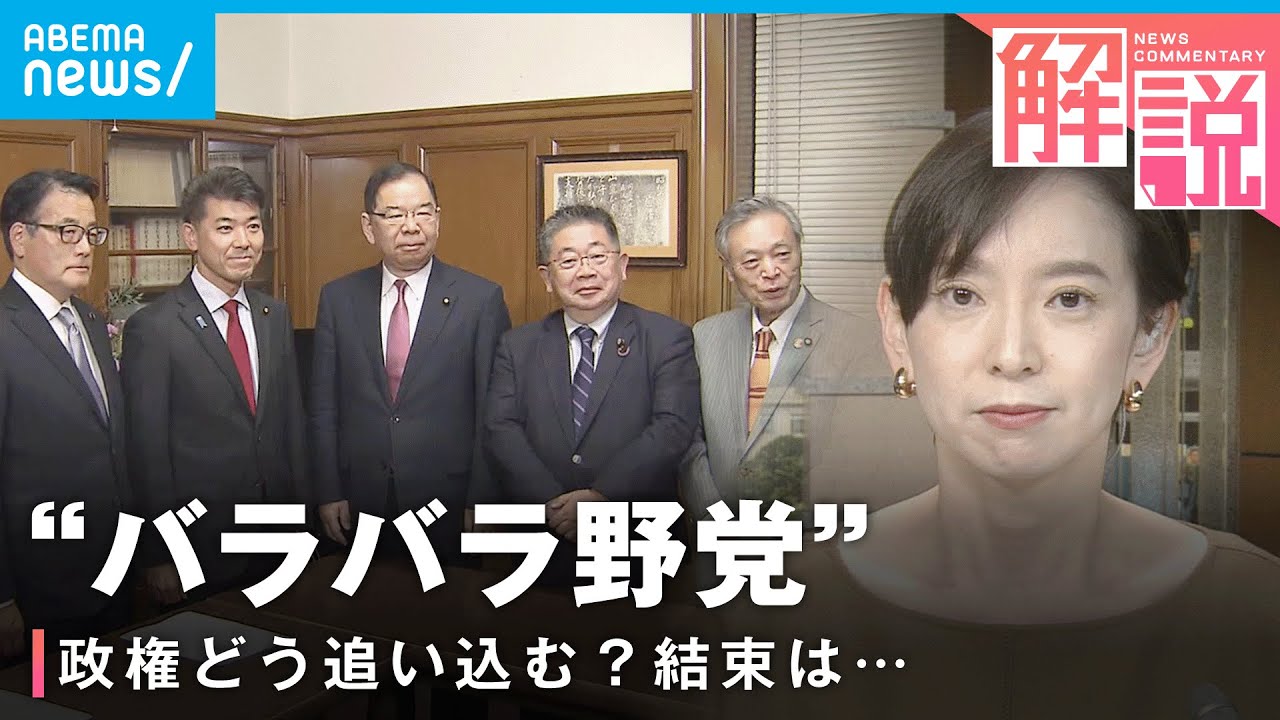 【バラバラ野党】背景に“共産党への姿勢”の差…支持率低迷 岸田政権どう追い込む？｜政治部 野党キャップ村上祐子記者