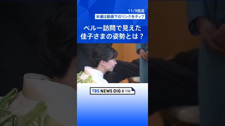 佳子さま ペルー全日程を終え帰国の途「家にはアルパカのぬいぐるみが」 2度目の国際親善で見えた佳子さまの一貫した姿勢｜TBS NEWS DIG #shorts