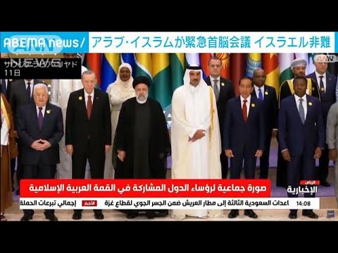 アラブ・イスラム諸国が緊急首脳会議 「戦争犯罪」とイスラエル非難(2023年11月12日)