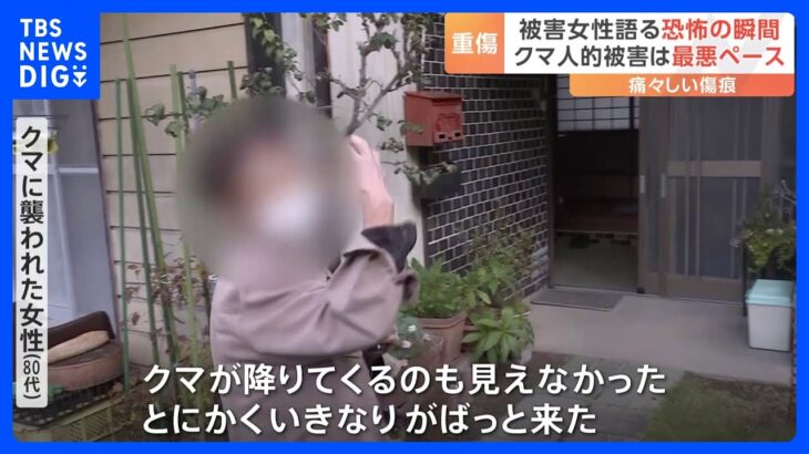 【独自】「黒い大きいものが襲ってきた…」熊被害の女性が証言 「財政支援を」東北6県・北海道の知事らも対策求めて国に要望書提出｜TBS NEWS DIG