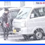 低気圧の影響で列島に強い寒気　西日本を中心に雪　福岡などでは初雪が観測｜TBS NEWS DIG