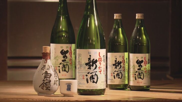 新酒の仕込み作業　京都・宮津市の老舗蔵元「ハクレイ酒造」　今年は甘口ですっきりした味わい
