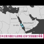 【速報】紅海で武装組織フーシ派が貨物船を拿捕　日本企業が運航　イスラエル首相府(2023年11月20日)