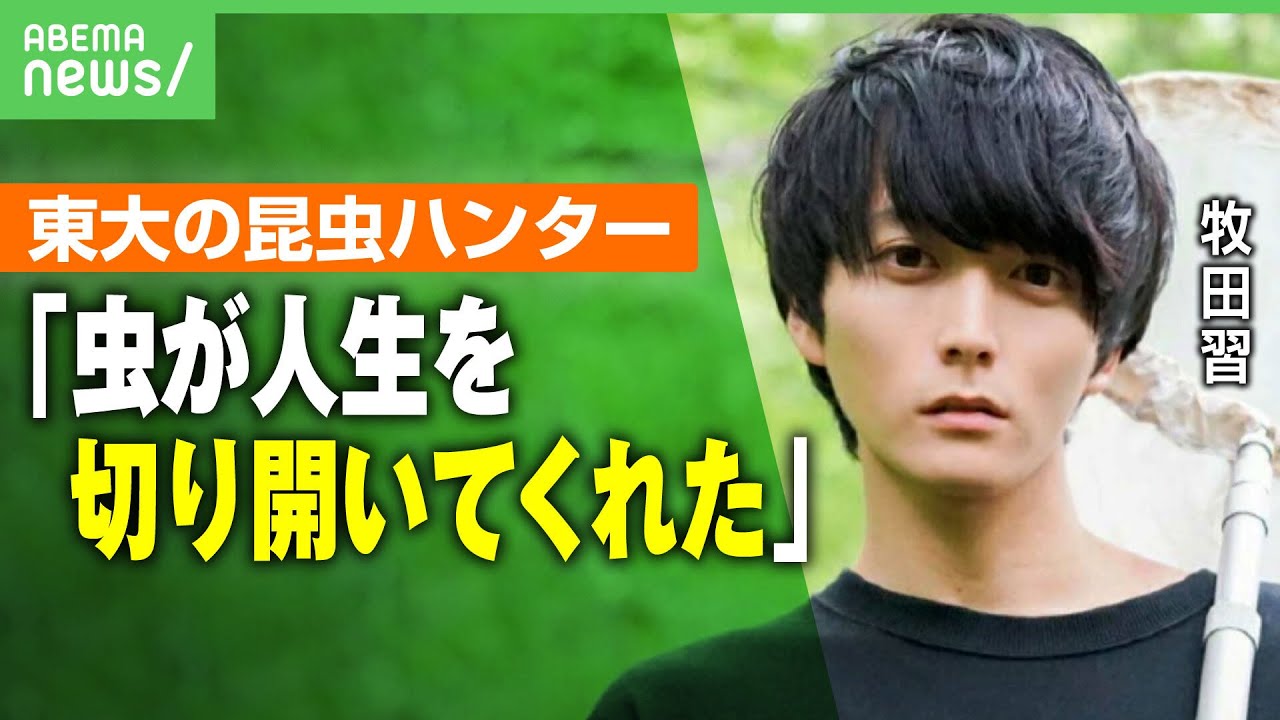 【現役東大院生】昆虫ハンター牧田習に密着「虫に学ぶ“多様性”の素晴らしさ」｜アベヒル