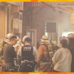 【速報】鶴橋駅近くの焼肉店で火事　消防車など出動し消火活動にあたる　在来線は平常通り運行