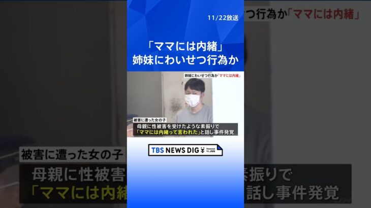 「自分の欲に負けてしまいました」ベビーシッターの男を逮捕　訪問先で未就学の姉妹にわいせつ疑い　スマホにも複数女児の画像  | TBS NEWS DIG #shorts