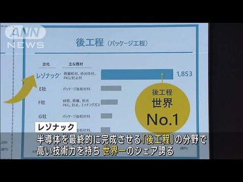 半導体材料メーカーのレゾナック　シリコンバレーにAI向け半導体などの開発拠点開設へ(2023年11月22日)