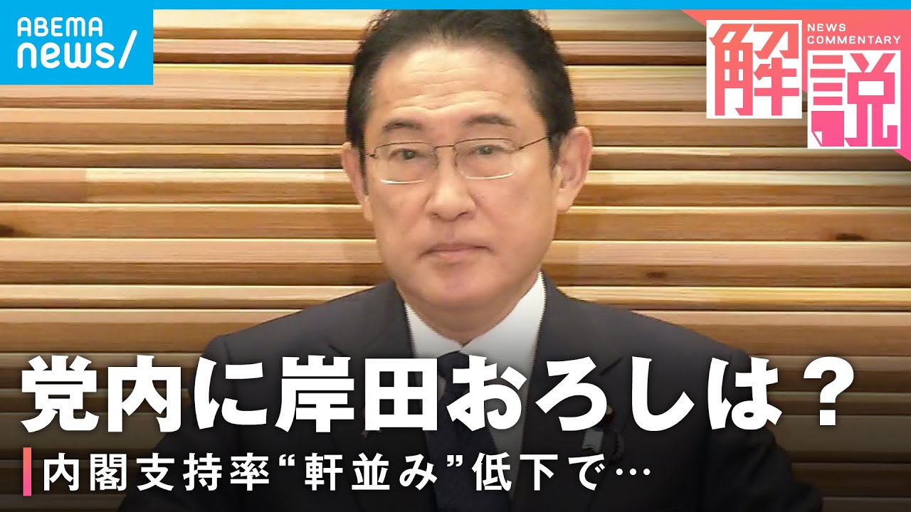 【内閣支持率】岸田政権発足以来の“最低”支持率に…経済対策も不発 自民党内に岸田おろしの動きは？｜テレビ朝日政治部 小野甲太郎記者