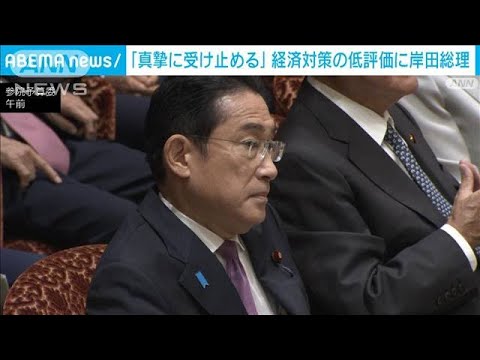 「真摯に受け止める」　経済対策の低評価に岸田総理(2023年11月28日)