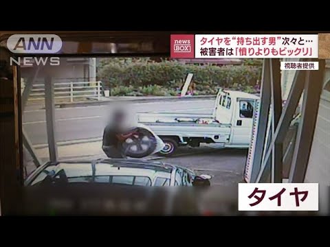 タイヤを“持ち出す男”次々と…被害者は「憤りよりもビックリ」(2023年11月29日)