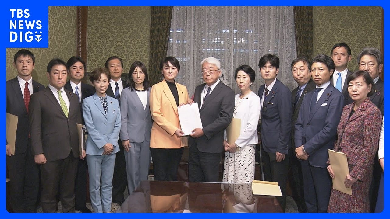 【速報】立憲&nbsp;悪質ホストクラブ被害対策推進法案を提出｜TBS&nbsp;NEWS&nbsp;DIG