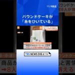 「商品が糸をひいている」8人が下痢や腹痛を訴える　「かぼちゃパウンドケーキ」を自主回収　岐阜・中津川市の和菓子店「七福」｜TBS NEWS DIG #shorts