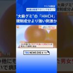 “大麻グミ”表示の「HHCH」 規制成分より強い刺激か　規制は“いたちごっこ”の状態｜TBS NEWS DIG #shorts