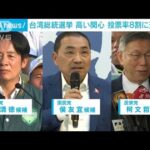 台湾総統選挙まで1カ月　世論調査は与党・頼清徳氏リード　投票率は8割に迫るか(2023年12月13日)