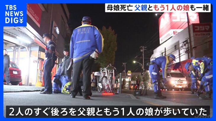 杉並区の母子死亡事故 当時、父親ともう1人の娘も後ろを歩いていた 「試運転しようとしてバックした」自称・自動車整備士を逮捕｜TBS NEWS DIG