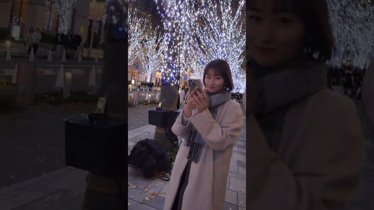 【デート】ちひろアナとけやき坂イルミ✨　12/20(水）21時ごろ公開！ #shorts
